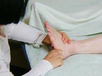 足裏リフレクソロジーの施術