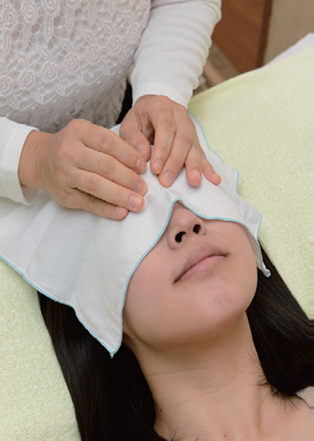 眼精疲労解消の施術